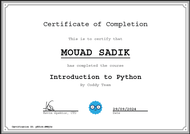 Introduction to Python Programming